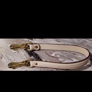 Coach ivory shoulder bag strap replacement strap